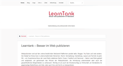 Desktop Screenshot of learntank.net
