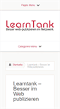 Mobile Screenshot of learntank.net